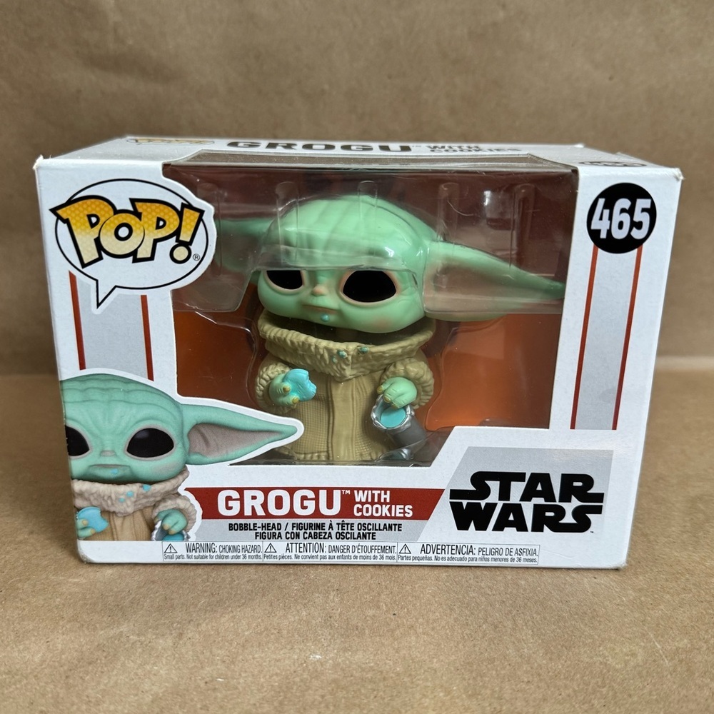 NWT Funko Pop Grogu with Cookies (465).
